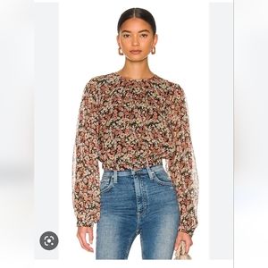 NWT Bardot Annie Floral Top